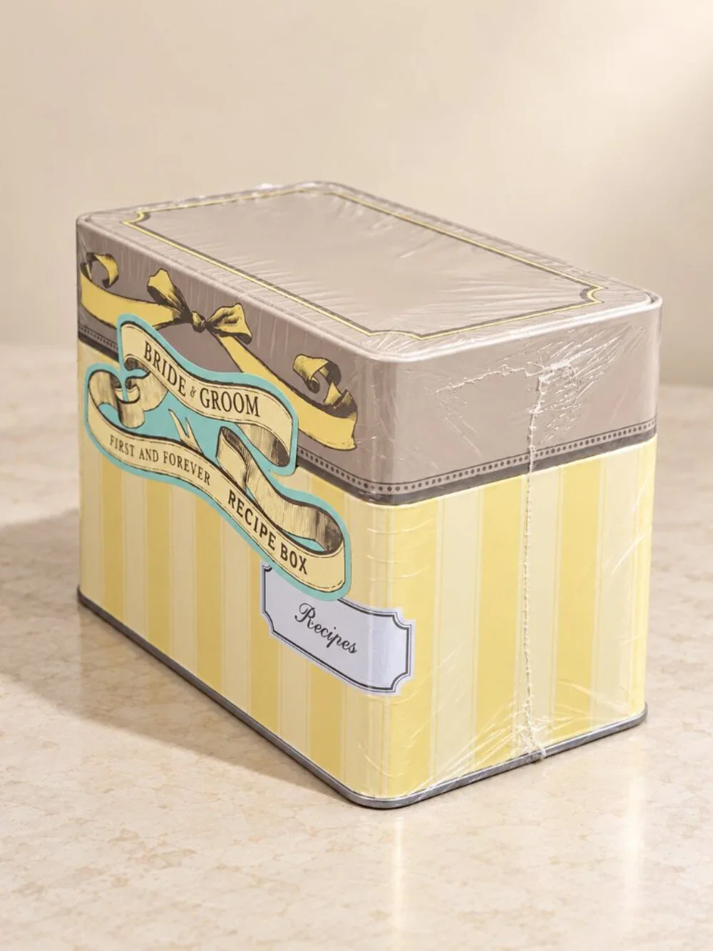 Bride & Groom First and Forever Recipe Box New Sealed 2006 Chronicle Books